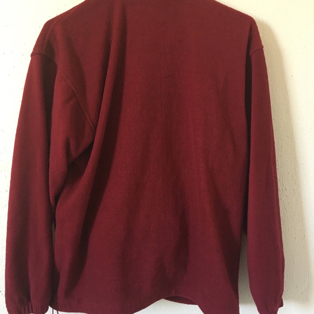 Sf San Francisco fleece hoodie jacket wool woven